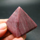 Rare Red Thulite Pyramid From Norway - 1.0" - 35.40 Grams