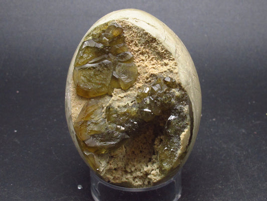 Rare Demantoid Garnet cluster Egg from Madagascar - 2.4"