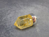 Yellow Citrine Sterling Silver Pendant from Brazil - 1.2" - 5.87 Grams