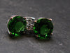 Helenite Gaia Stone Gem Sterling Silver Earrings From Washington - 1.6 Carats