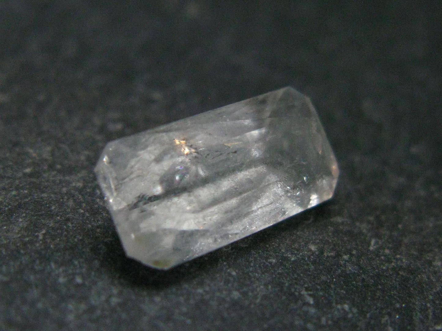 Rare Gem Scolecite Cut Stone from India - 2.12 Carats