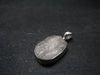 Raw Rare Natrolite Crystal Silver Pendant From Russia - 1.1" - 3.06 Grams