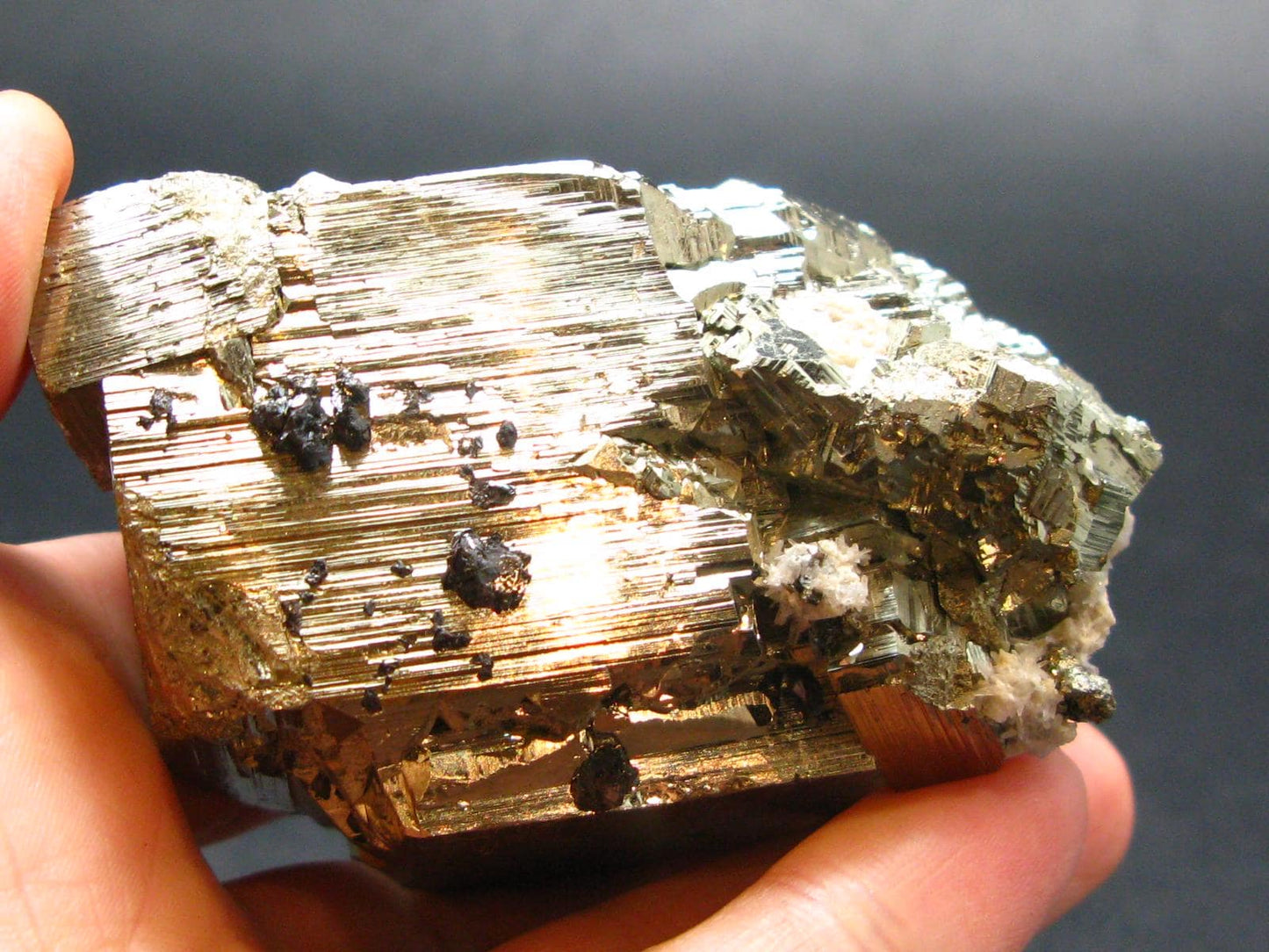 Perfect Pyrite Cube Crystal from Spain - 2.6" - 318 Grams
