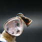 Pink Morganite Silver Pendant From Brazil - 0.7" - 2.13 Grams