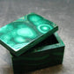 Rich Vibrant Green Malachite Box From Congo - 1.3" - 38.06 Grams