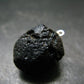 Tibetan Black Tektite Silver Pendant From Tibet - 1.0" - 5.91 Grams