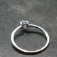 Tanzanite (Zoisite) Sterling Silver Ring - 0.94 Grams - Size 7