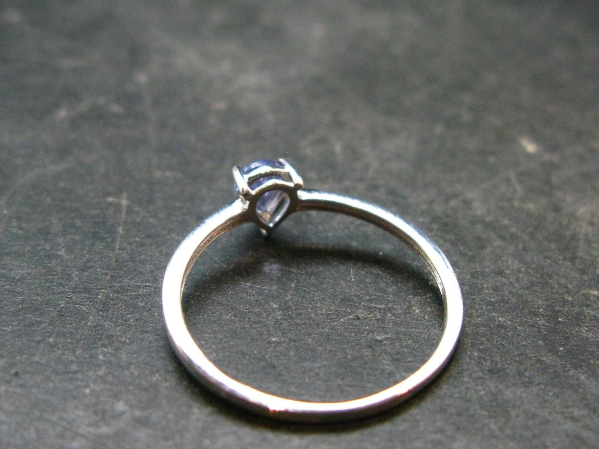 Tanzanite (Zoisite) Sterling Silver Ring - 0.94 Grams - Size 7