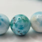 Larimar Beaded Necklace Blue Gemstone Jewelry Ocean Stone Necklace Gift