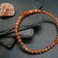 Sunstone Genuine Bracelet ~ 7 Inches ~ 5mm Round Beads