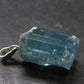 Aquamarine Crystal Silver Pendant From Vietnam - 0.9" - 2.78 Grams