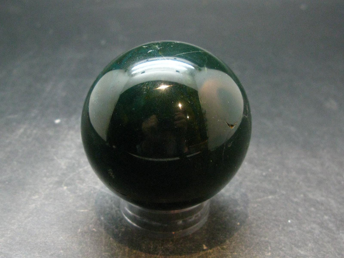 Bloodstone Sphere From India - 2.1" - 222.56 Grams