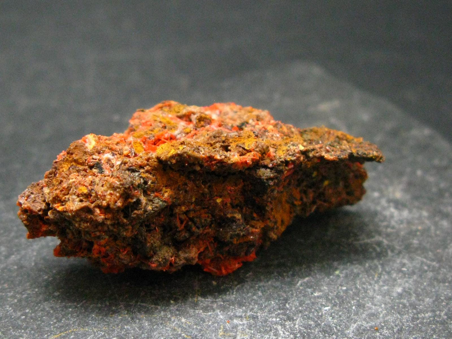 Rare Orange Crocoite Cluster From Australia - 1.6"- 13.49 Grams
