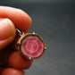Rhodochrosite Sterling Silver Pendant From Alma Colorado - 0.9" - 3.20 Grams