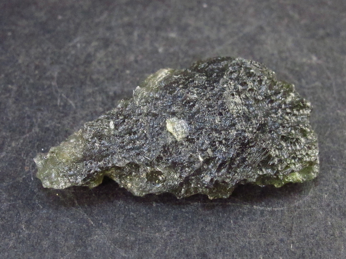 Rare Moldavite Tektite Raw Piece From Czech Republic - 1.4" - 5.4 Grams