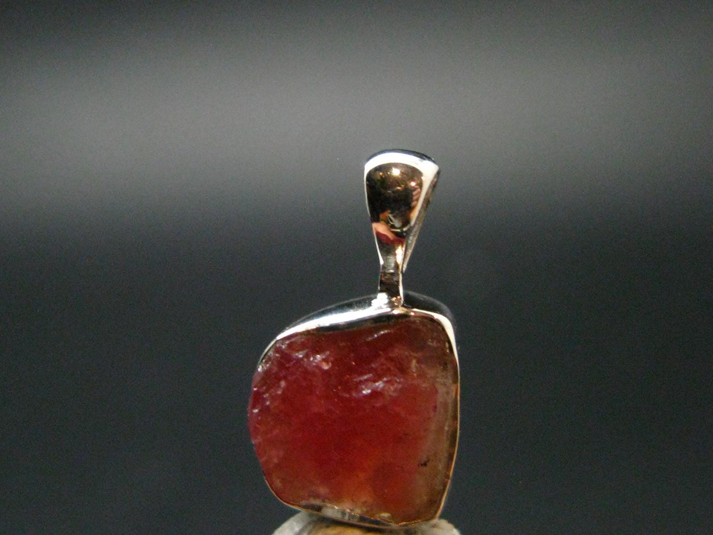Rare Large Pezzottaite Pink Beryl 925 Silver Pendant from Madagascar - 6.15 Carats - 0.6"