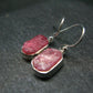 Rhodochrosite Silver Earrings From Alma Colorado - 1.1" - 3.72 Grams