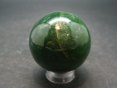 Nephrite Jade 1.2" Sphere Ball From Canada - 54.14 Grams