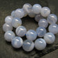 Blue Lace Agate Genuine Bracelet ~ 7 Inches ~ 8mm Round Beads