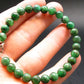 Green Garnet Tsavorite Genuine Bracelet - 13.80 Grams - 7 Inches - 7 mm Round Beads