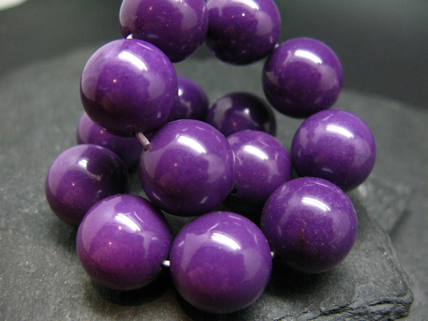 Phosphosiderite Phospho Siderite Genuine Bracelet ~ 7.5 Inches ~ 16mm Round Beads