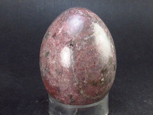 Large Rhodonite Egg From Canada - 152 Grams - 2.1"