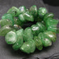 Green Garnet Tsavorite Genuine Bracelet ~ 7 Inches ~ 12mm Tumbled Beads