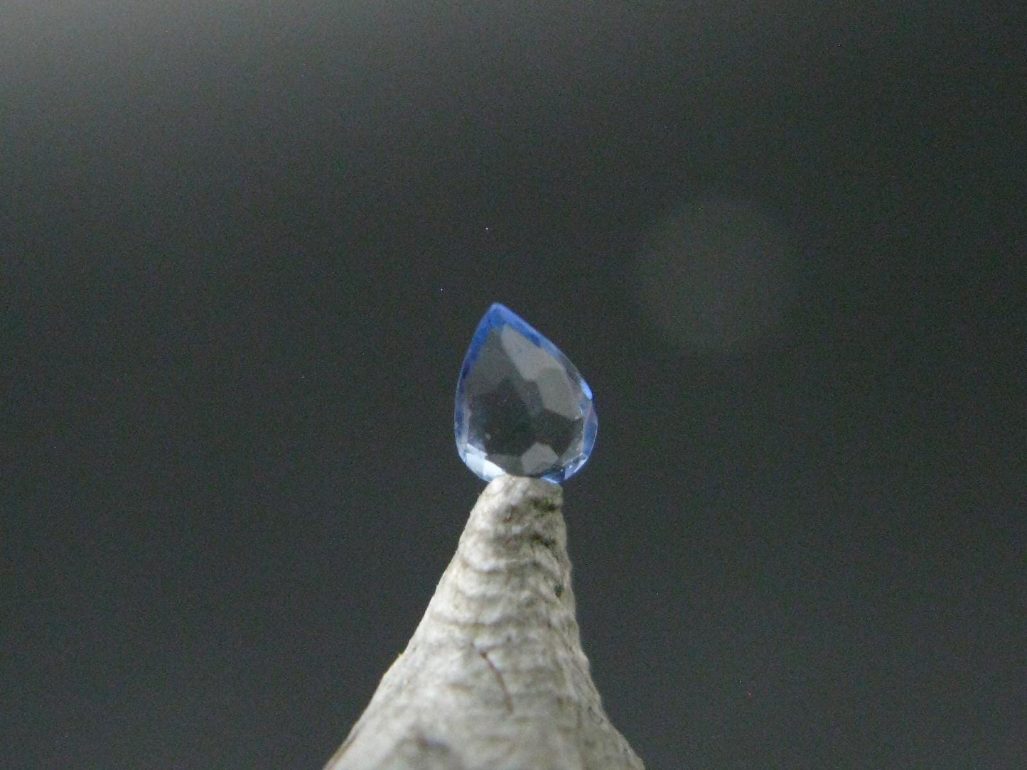 Gem Benitoite Cut Stone From California - 0.05 Carats - 2.8x2.0mm
