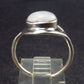Natural Oval Shaped Glow From Inside Moonstone 925 Silver Ring - Size 7.5 - 2.4 Grams
