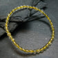 Rutilated Quartz Genuine Bracelet ~ 7 Inches ~ 4mm Round Beads