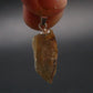 Gem Color Change See-Thru Straw Terminated Crystal Diaspore Crystal Silver Pendant From Turkey - 0.9" - 2.13 Grams