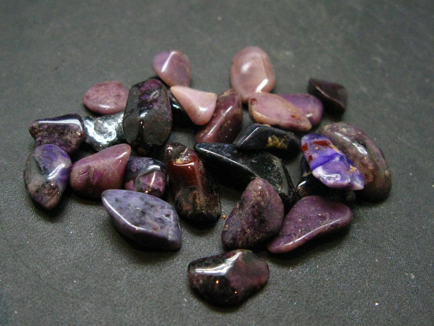 Lot of 25 Purple Sugilite Tumbled Piece From South Africa- 10.0 Grams