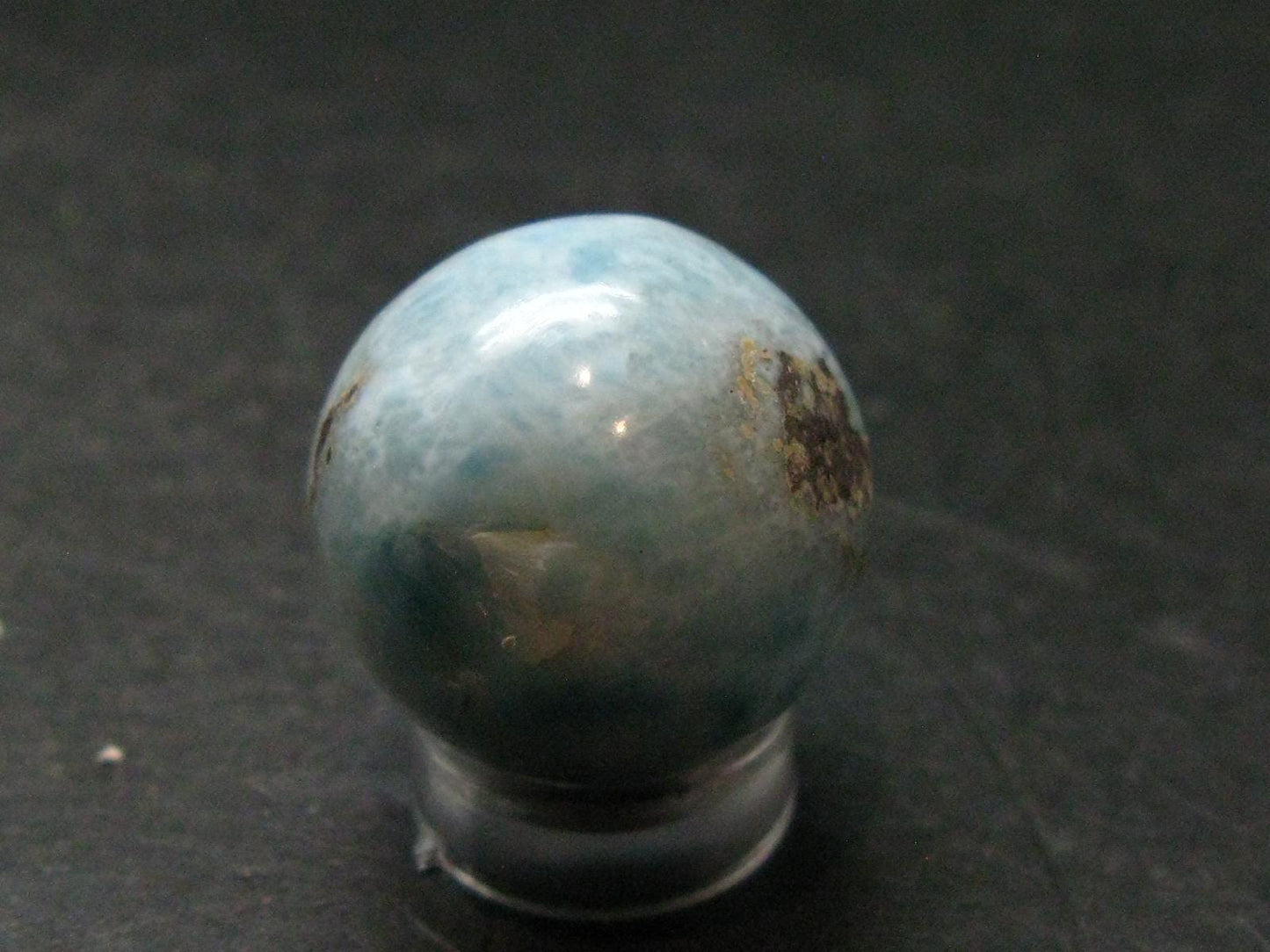Larimar Sphere From Dominican Republic - 0.9" - 14.10 Grams