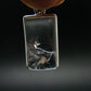 Nice Danburite Crystal Silver Pendant from Mexico - 1.2" - 5.18 Grams