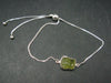 Chrysoberyl Silver Bracelet From Brazil - 4.16 Grams - Adjustable length