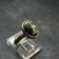 Seraphinite Clinochlore Angel Wings 925 Silver Ring From Russia - 2.38 Grams - Size 7