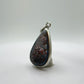 Lattice Sunstone Pendant Rare Gemstone Silver Necklace Natural Sparkling Stone Unique Jewelry Gift