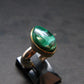 Malachite Silver Ring - 4.77 Grams - Size 5