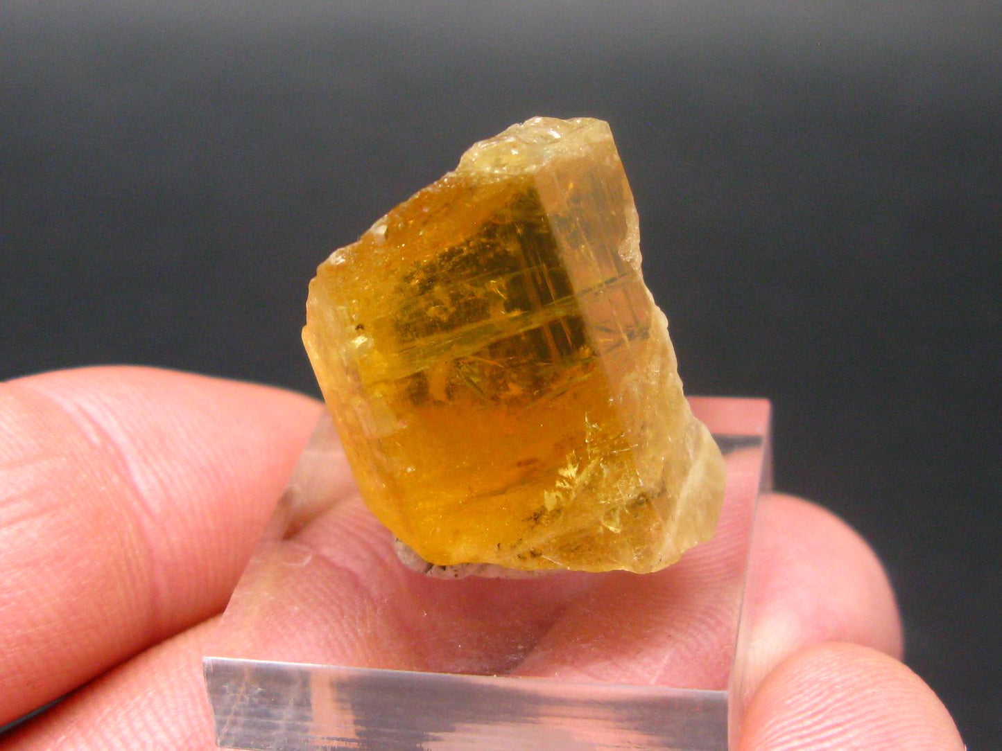 Gem Heliodor Golden Beryl Crystal From Tajikistan - 40.71 Carats - 0.9"