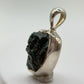 Raw Grandidierite Crystal Pendant Blue Green Gemstone Silver Necklace Rare Stone Jewelry Gift