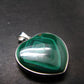 Queen of Green!! Genuine Vivid Vibrant Green Malachite Sterling Silver Pendant - 1.4" - 13.78 Grams