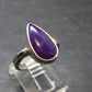 Sugilite Silver Ring From South Africa - 4.36 Grams - Size 6.25