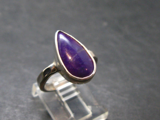 Sugilite Silver Ring From South Africa - 4.36 Grams - Size 6.25