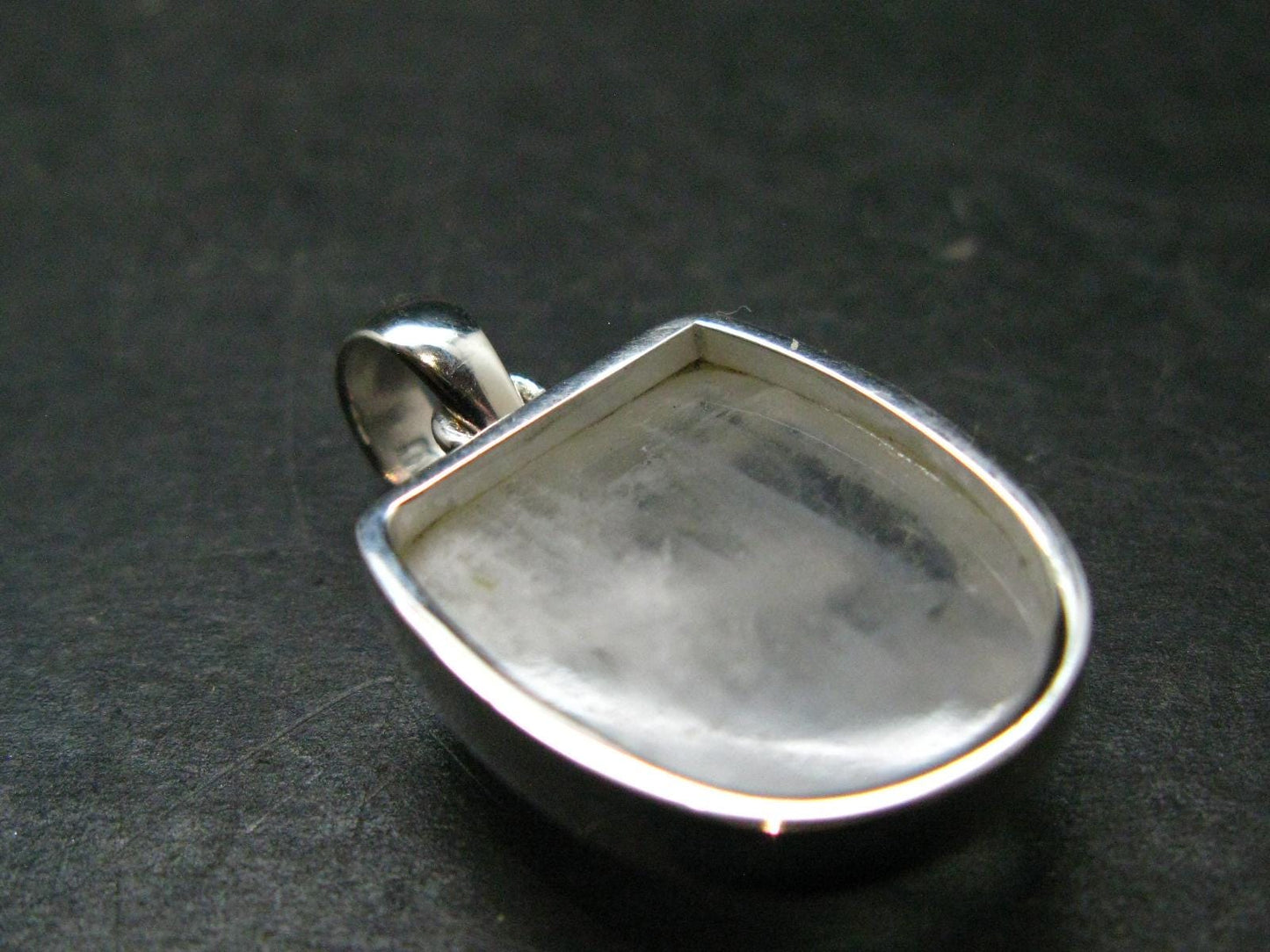 Natural Glow From Inside Moonstone 925 Silver Pendant - 1.2" - 6.12 Grams