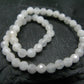 Moonstone Genuine Bracelet ~ 7 Inches ~ 4mm Round Facetted Beads