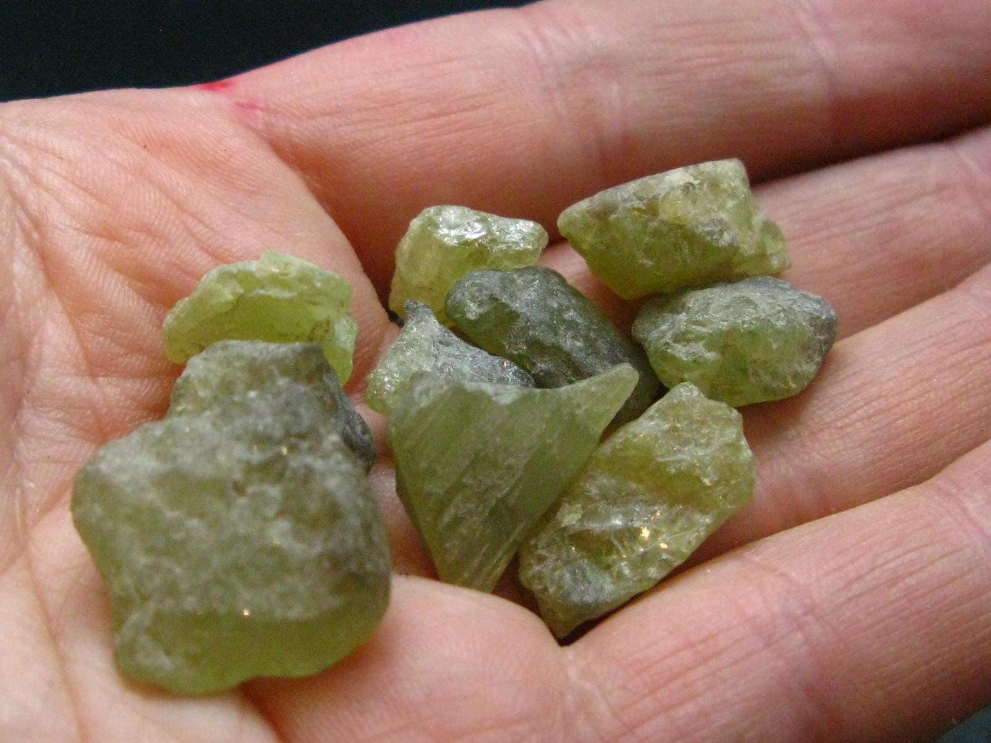 Lot of 10 Chrysoberyl Crystals From Brazil - 98.85 Carats