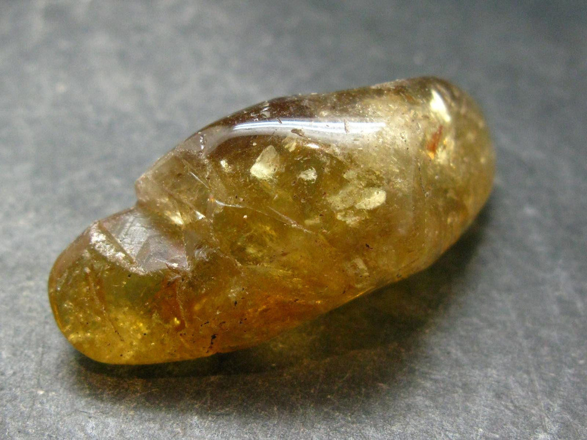Nice Untreated Unheated Citrine Tumbled Stone from Zambia - 28.61 Grams - 2.0"