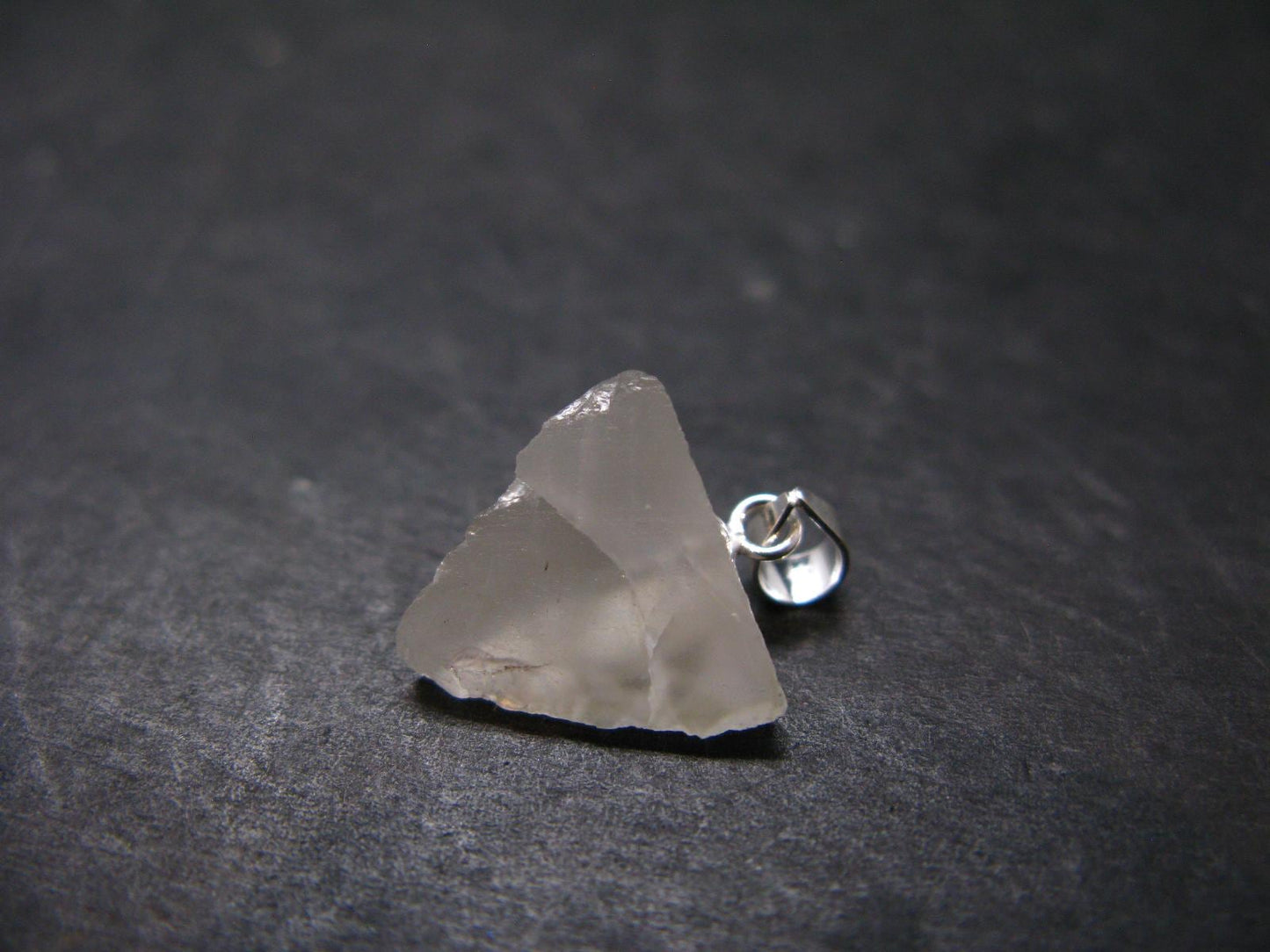 Phenakite Phenacite Crystal Silver Pendant From Russia - 0.8" - 1.35 Grams
