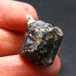 Blue Spinel Crystal Silver Pendant From Tanzania - 1.0" - 8.96 Grams