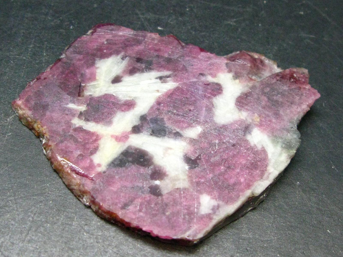 Stunning Tourmaline in Quartz Slice From Russia - 2.8"